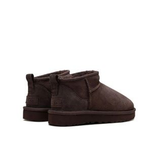 UGG Classic Ultra Mini suede boots chocolate brown